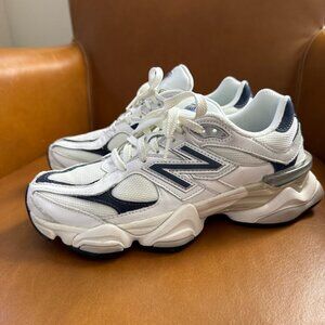 New Balance 9060 White Navy 6.5 M/8 W